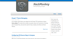 Desktop Screenshot of hackmonkey.com