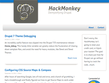 Tablet Screenshot of hackmonkey.com